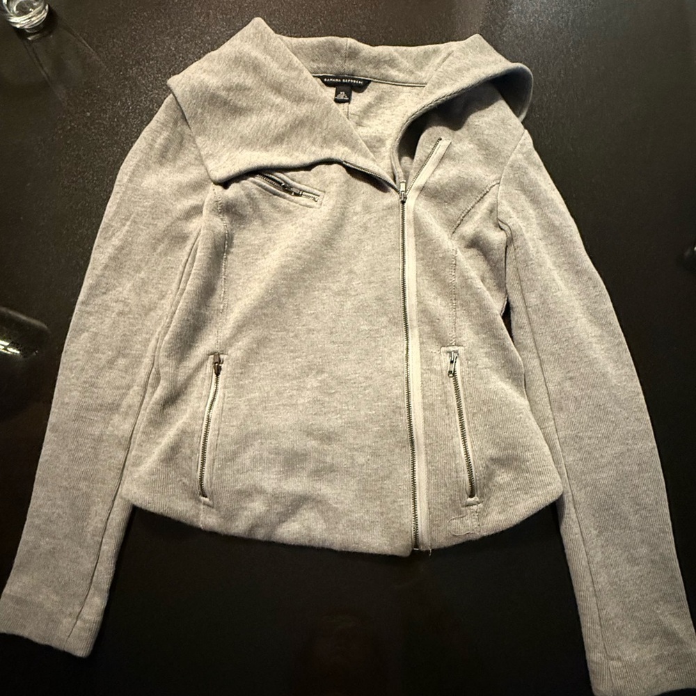 gray banana republic jacket